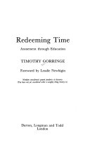 Atonement Through Education Redeeming Time