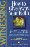 How to Give Away Your Faith