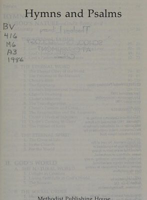Hymns and Psalms (Music Edn) Blue