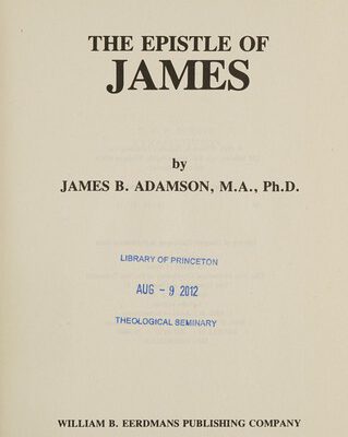 New International Commentary: James