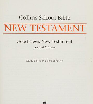 School Bible New Testament Good News