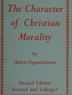 The Character of Christian Morality