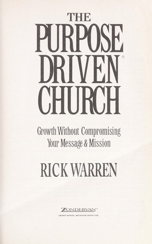 The Purpose Driven Church