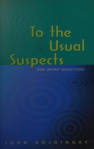 To the Usual Suspects