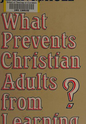 What Prevents Christian Adults From Learning?