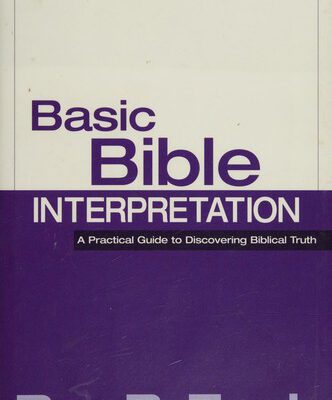Basic Bible Interpretation