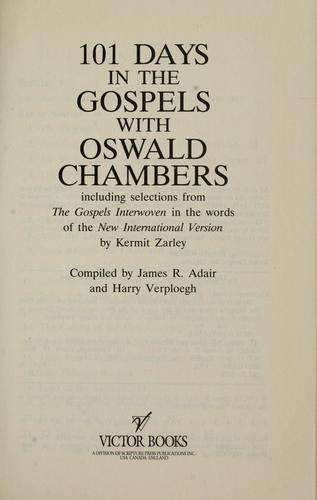 101 days in the Gospels with Oswald Chambers